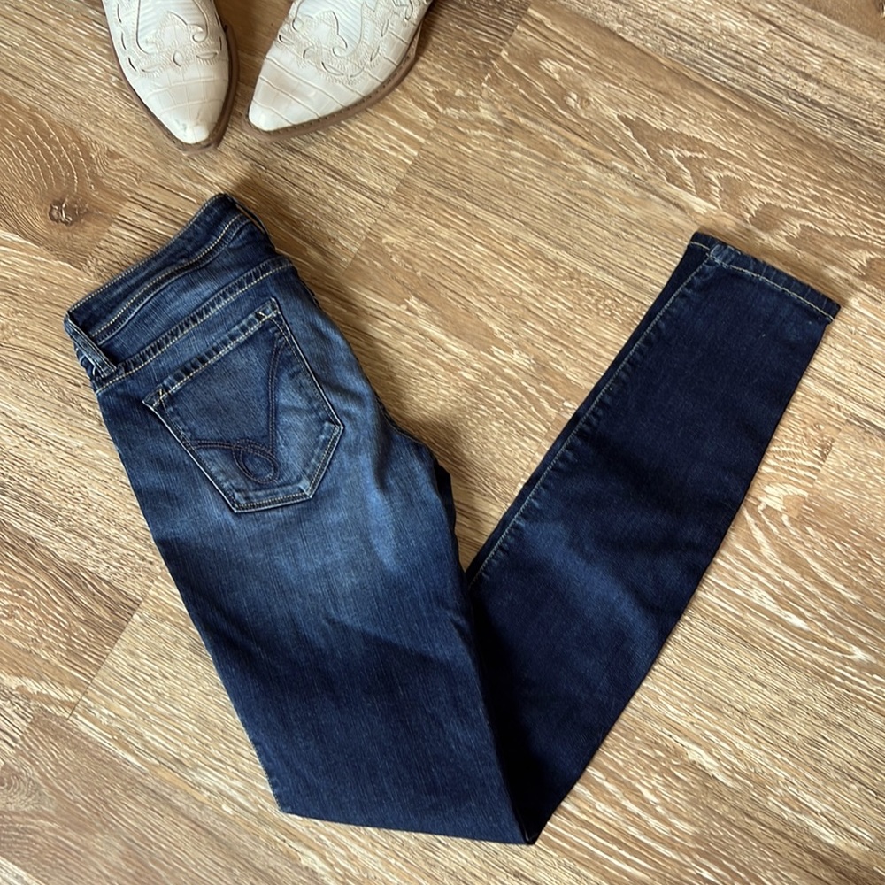 Bebe dark wash amazing fit skinny jean stretch denim jeggings